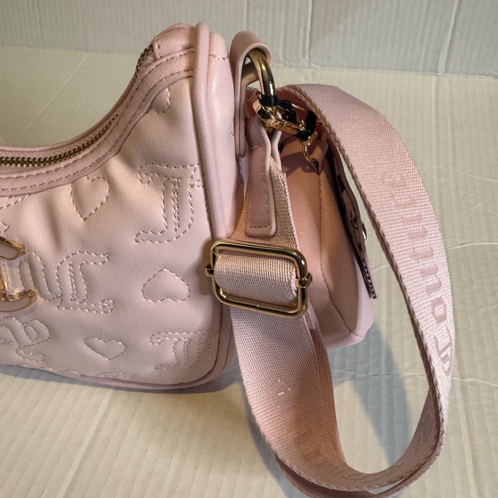 Juicy Couture Light Pink Embossed Shoulder Bag - Picture 13 of 13